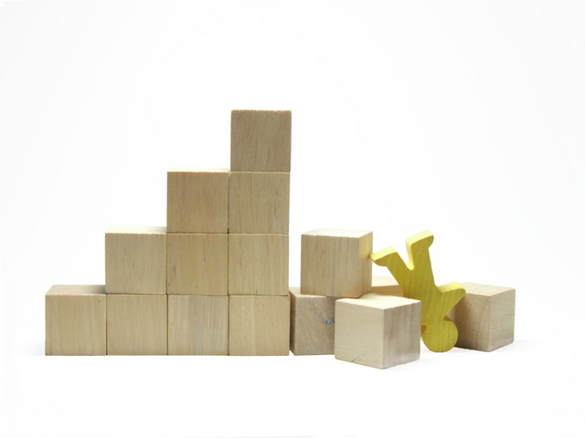 Structurally unsound wooden block fortress fails the nonprofit leader.