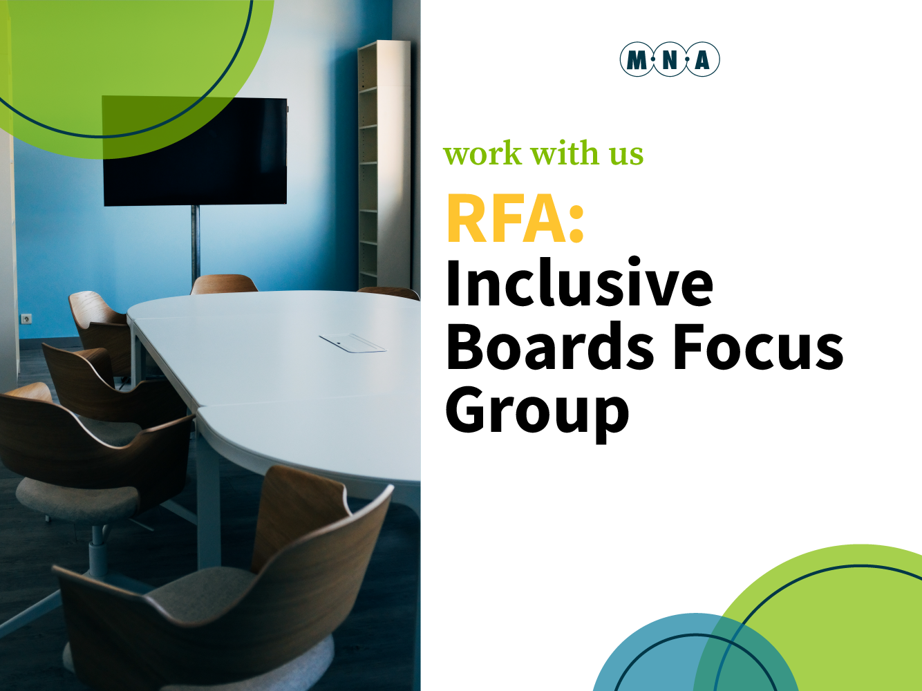 Inclusive Boards Focus Group: Request for Applications